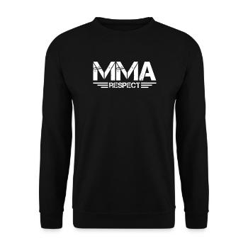 MMA Respect Martial Arts Fighter Icon Logo Équipe - Sweat-shirt Unisexe - noir - Devant - Alina (178cm) & Michal (187cm)