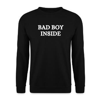 Stylish statement with rebellious flair - Unisex Sweatshirt - black - Front - Alina (178cm) & Michal (187cm)