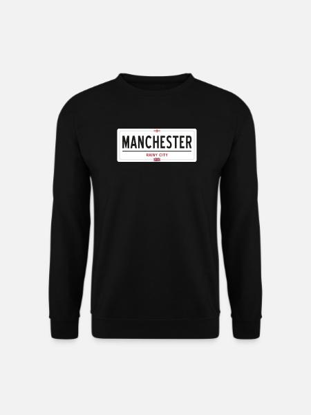 Manchester town sign - Unisex Sweatshirt - black