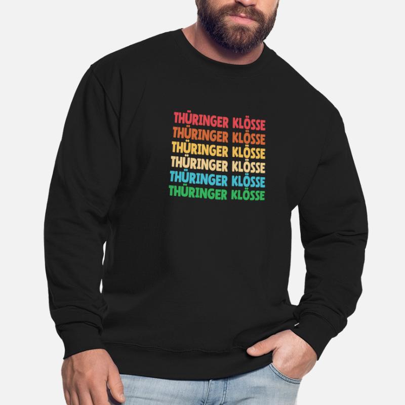 German food, dumplings, Thuringia, dialect, dialect Unisex Sweatshirt