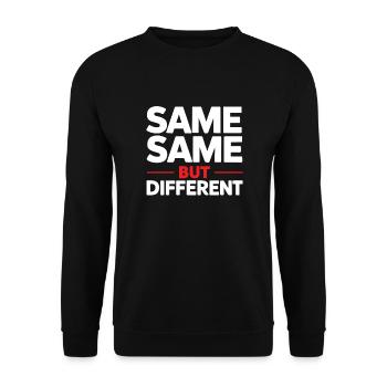 Same Same But different Thailand Traveller Rucksack - Unisex Pullover - Schwarz - Vorne - Alina (178cm) & Michal (187cm)