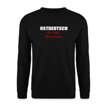 L’Allemagne de l’Est, la dernière génération - Sweat-shirt Unisexe - noir - Devant - Alina (178cm) & Michal (187cm)