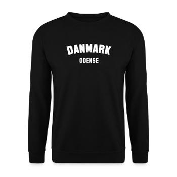 ODENSE Denmark Dänemark - Unisex Sweatshirt - black - Front - Alina (178cm) & Michal (187cm)