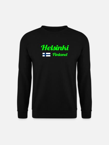 Helsinki Finland - Stylish prints - Unisex Sweatshirt - black