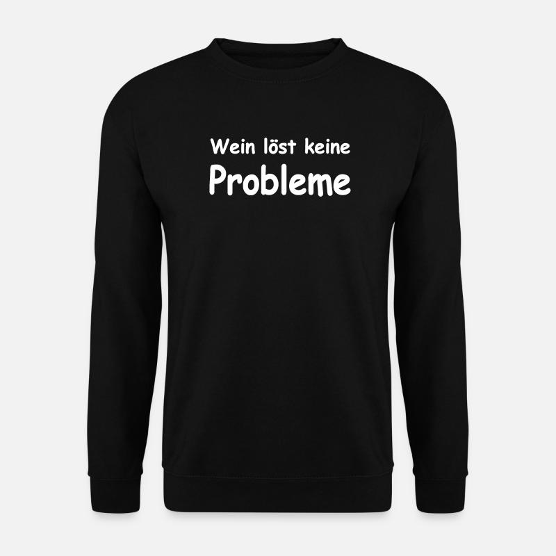 Wein - Unisex Pullover - Schwarz