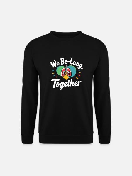Wir sind zusammen Gehören zusammen Valentinstag - Unisex Pullover - Schwarz
