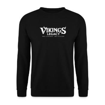 Vikings Legacy - Unisex Sweatshirt - black - Front - Alina (178cm) & Michal (187cm)