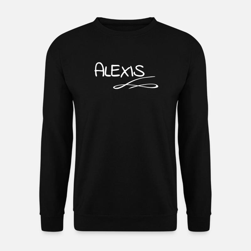 Alexis als Vorname - Unisex Pullover - Schwarz