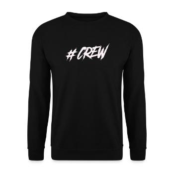 #CREW Graffiti - Sweat-shirt Unisexe - noir - Devant - Alina (178cm) & Michal (187cm)