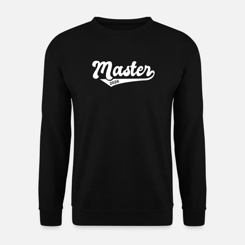 Master's Degree Graduation 2026 - Unisex Sweatshirt - black