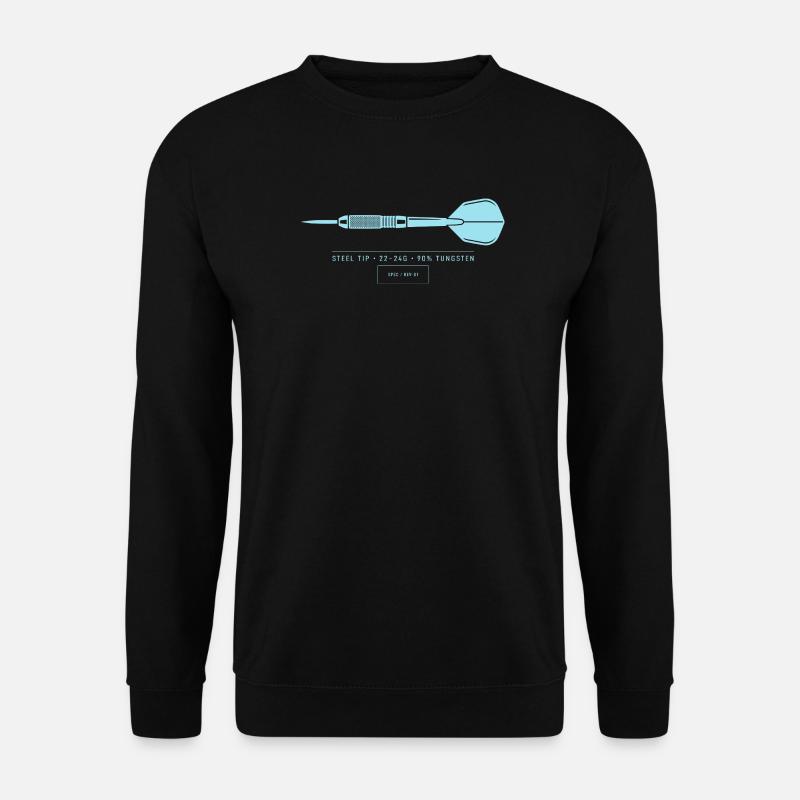 Dart Illustration Technical Blueprint Dart - Unisex Sweatshirt - black