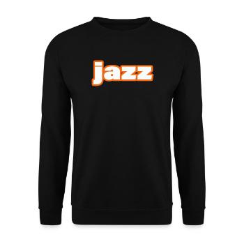JAZZ - Unisex Pullover - Schwarz - Vorne - Alina (178cm) & Michal (187cm)