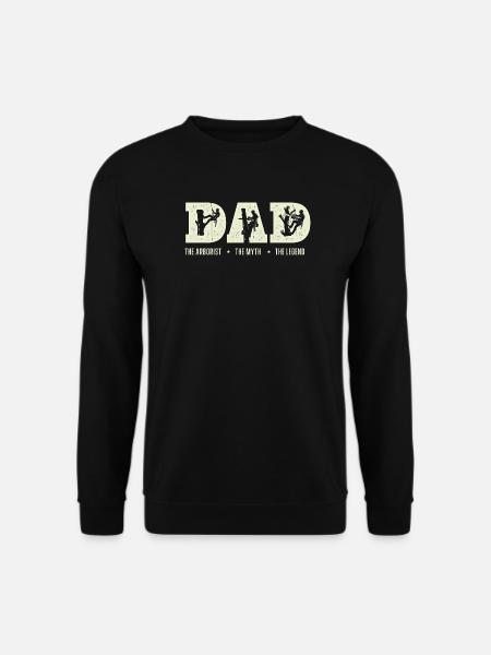 Der Arborist, die Legende – Lustiges Arborist-Geschenk - Unisex Pullover - Schwarz