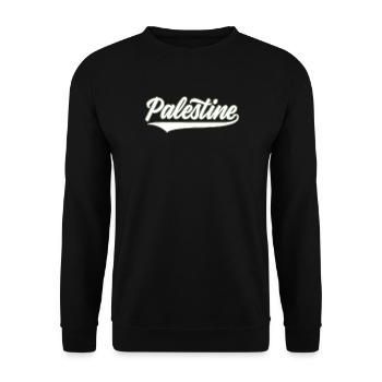 Palestine style baseball vert olive-blanc - Sweat-shirt Unisexe - noir - Devant - Alina (178cm) & Michal (187cm)