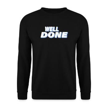 BIEN JOUÉ - Sweat-shirt Unisexe - noir - Devant - Alina (178cm) & Michal (187cm)