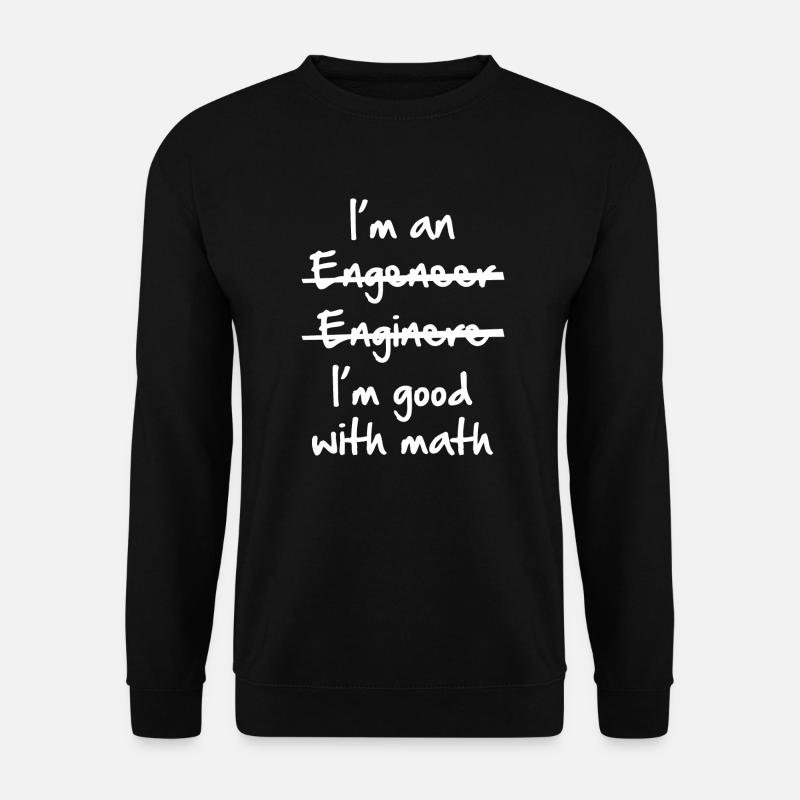 I'm Good With Math - Unisex Sweatshirt - black