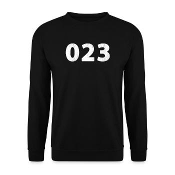 023 Haarlem Hoofddorp Zandvoort Heemstede Cruquius - Unisex Sweatshirt - black - Front - Alina (178cm) & Michal (187cm)