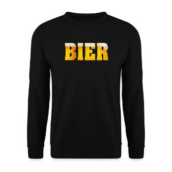 Fest Bier Oktober Wiese  - Unisex Pullover - Schwarz - Vorne - Alina (178cm) & Michal (187cm)