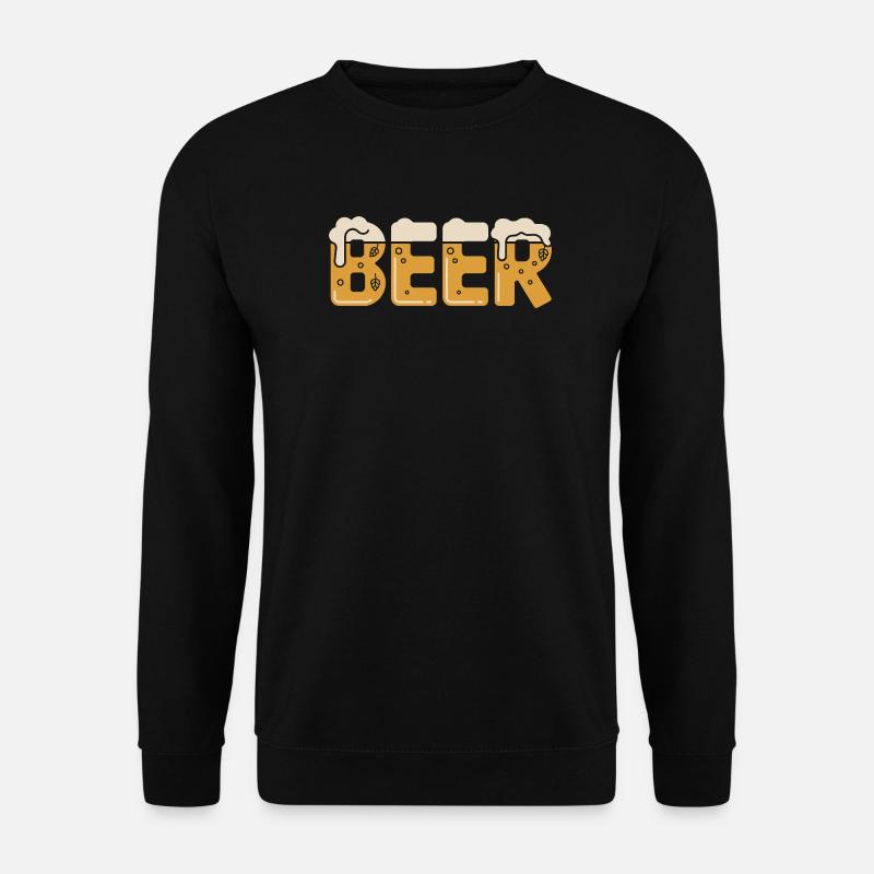 Bier - Unisex Pullover - Schwarz