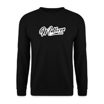 Mallorca 2026 lettering - Unisex Sweatshirt - black - Front - Alina (178cm) & Michal (187cm)