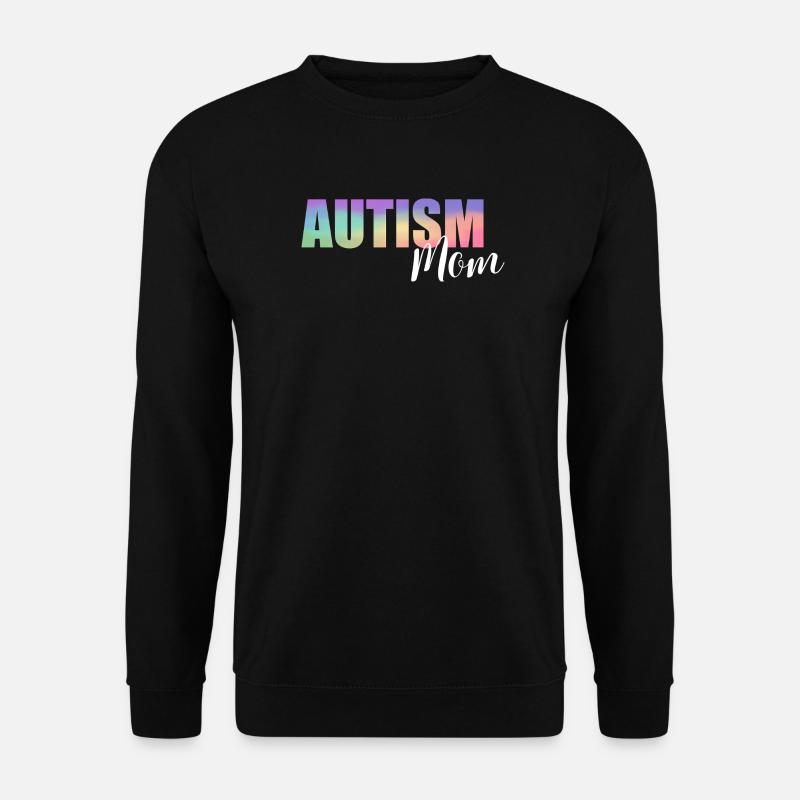 Autismus-Mama-Pastellspektrum - Unisex Pullover - Schwarz