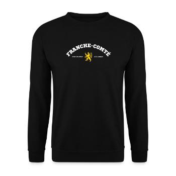 Franche Comte Pour Toujours Et A Jamais T-Shirt... - Sweat-shirt Unisexe - noir - Devant - Alina (178cm) & Michal (187cm)
