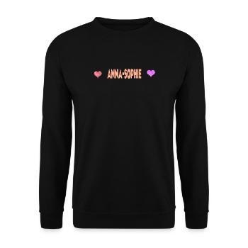 Anna-Sophie - Unisex Sweatshirt - black - Front - Alina (178cm) & Michal (187cm)
