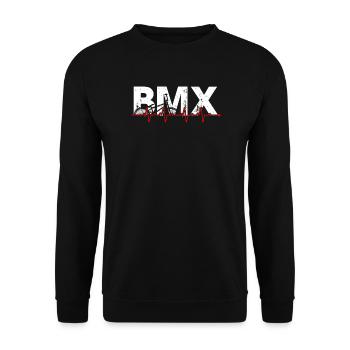 T-shirt BMX Pulse Graphic - Sweat-shirt Unisexe - noir - Devant - Alina (178cm) & Michal (187cm)