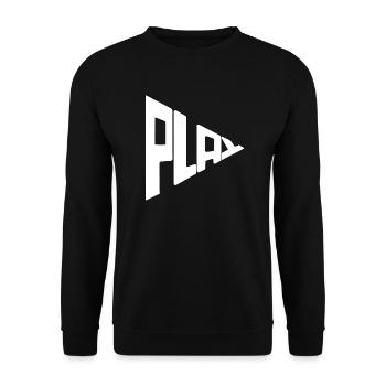 Play - Game - Unisex Sweatshirt - black - Front - Alina (178cm) & Michal (187cm)