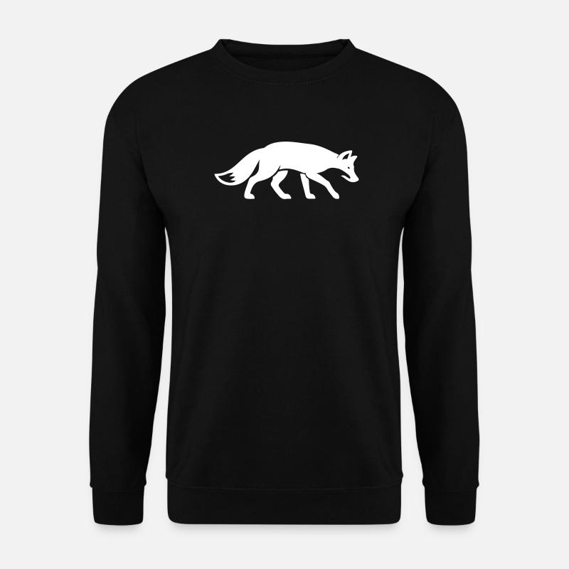 Fuchs Tier - Unisex Pullover - Schwarz