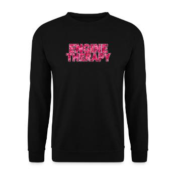 Engine Therapy Car Szene Style - Unisex Pullover - Schwarz - Vorne - Alina (178cm) & Michal (187cm)