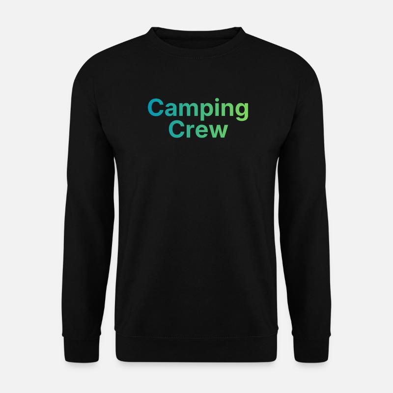 Camping Crew - Unisex Pullover - Schwarz