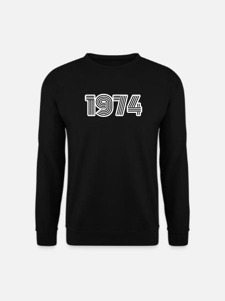 Né en 1974 - Sweat-shirt Unisexe - noir