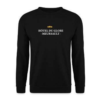 Hôtel du Globe - Sweat-shirt Unisexe - noir - Devant - Alina (178cm) & Michal (187cm)