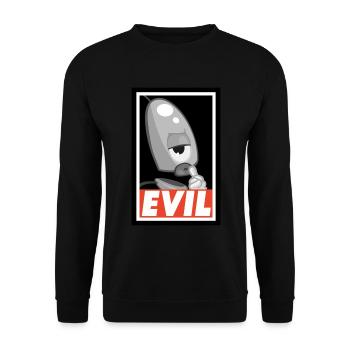 MiniMe Tink-trivisk - Unisex Pullover - Schwarz - Vorne - Alina (178cm) & Michal (187cm)