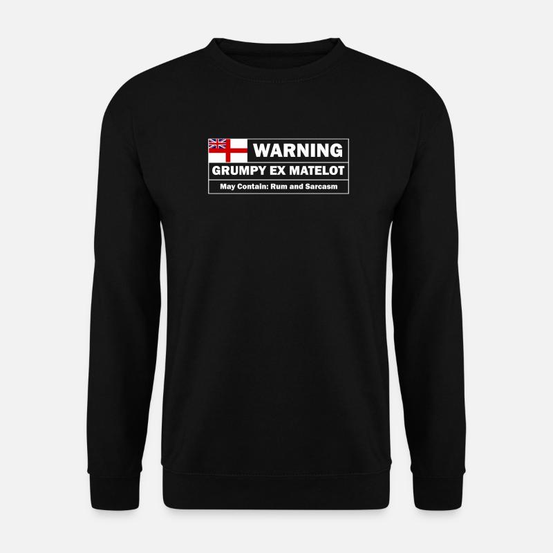 Mürrischer Ex-Matelot - Unisex Pullover - Schwarz
