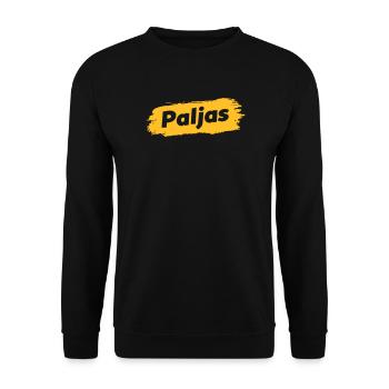 Paljas - Antwerp dialect - Unisex Sweatshirt - black - Front - Alina (178cm) & Michal (187cm)