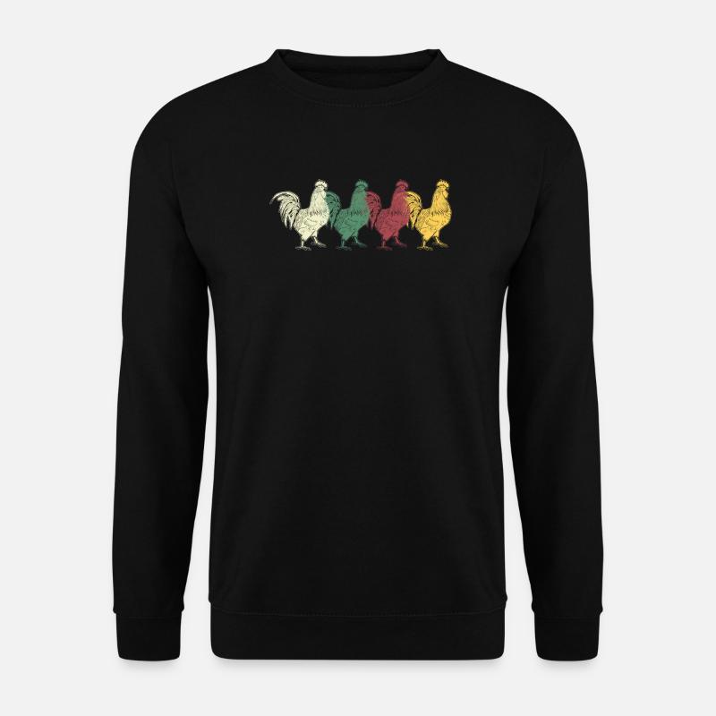 Rooster - Unisex Sweatshirt - black