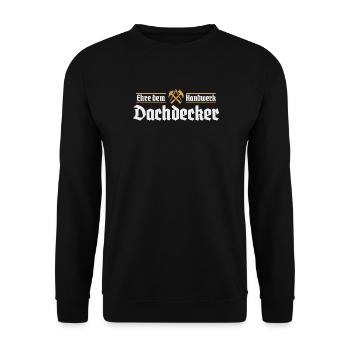 Roofers Crafts Guild Signs - Unisex Sweatshirt - black - Front - Alina (178cm) & Michal (187cm)