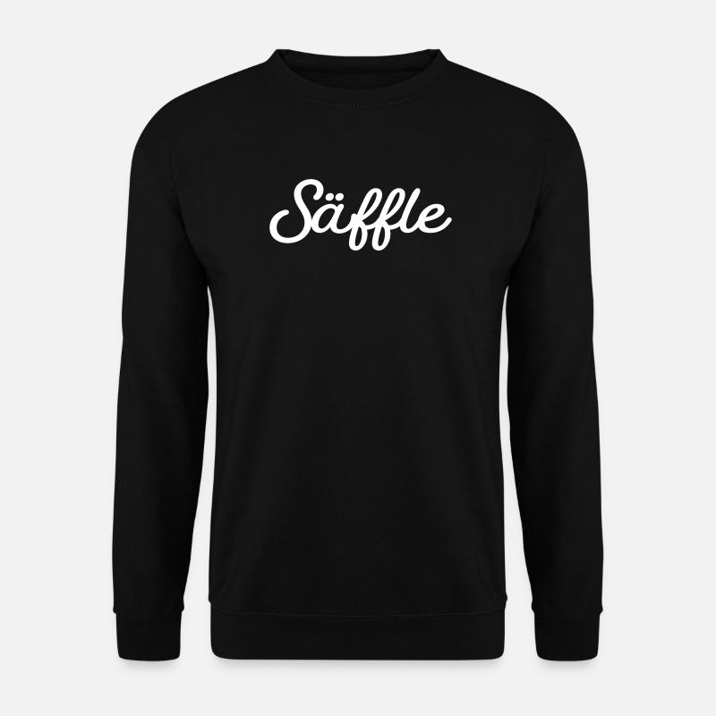 Säffle white - Unisex Sweatshirt - black