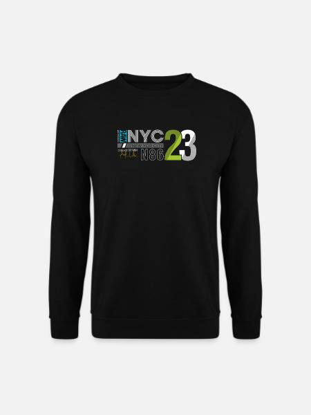 Miejski streetwear numer 86 design - Bluza unisex - czarny