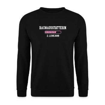 Apprentissage de décorateur d’intérieur Apprentissage en 2 ans - Sweat-shirt Unisexe - noir - Devant - Alina (178cm) & Michal (187cm)