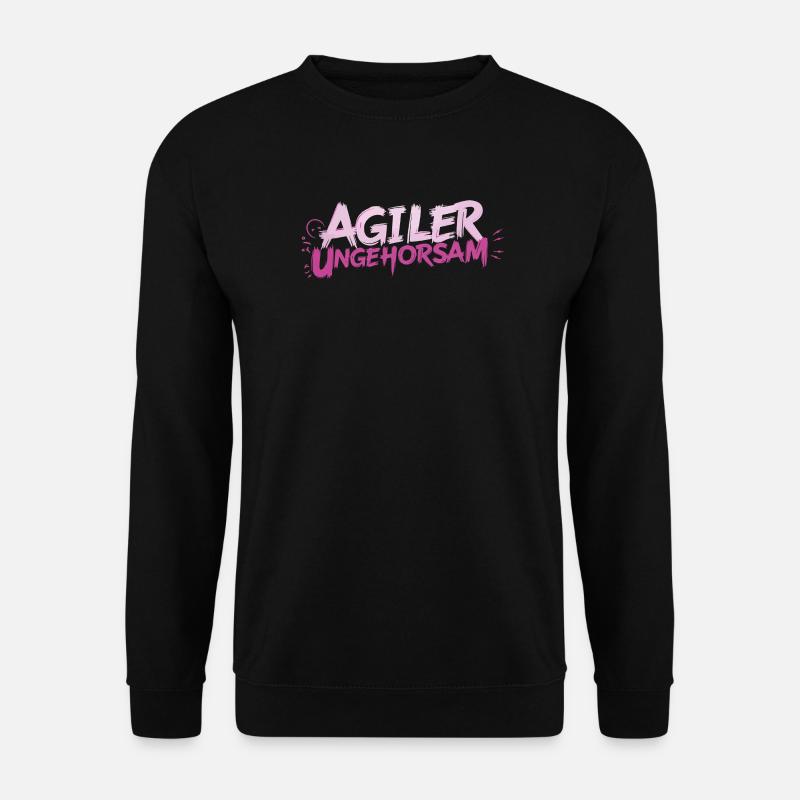 Agiler Ungehorsam - Statement - Unisex Pullover - Schwarz
