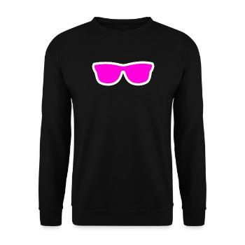 Sunglasses - Unisex Sweatshirt - black - Front - Alina (178cm) & Michal (187cm)