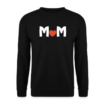 Funny Mom Grandma Mother's Day Gift Design Humor - Unisex Sweatshirt - black - Front - Alina (178cm) & Michal (187cm)