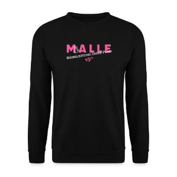 Malle Reiseleitung ohne Plan - Unisex Pullover - Schwarz - Vorne - Alina (178cm) & Michal (187cm)