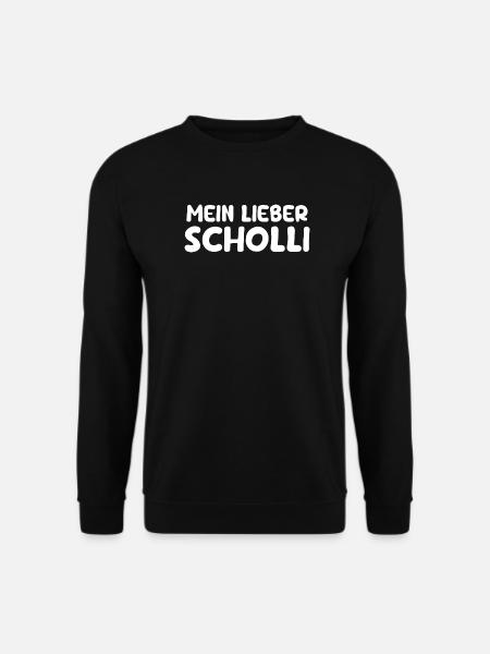 Mein Lieber Scholli Angler und Fischliebhaber - Unisex Pullover - Schwarz
