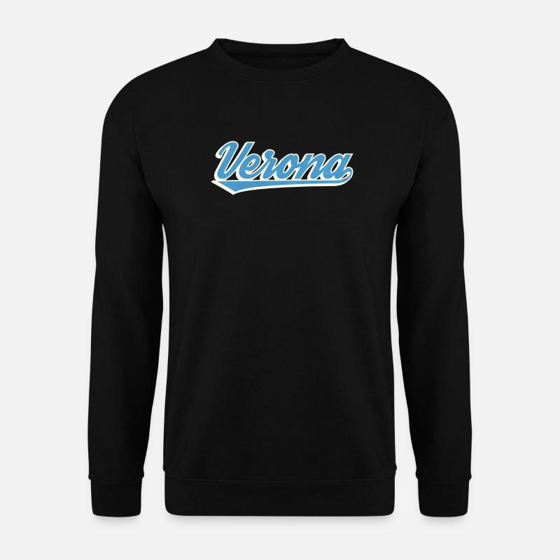 Logo Vérone Blue Script - Sweat-shirt Unisexe - noir