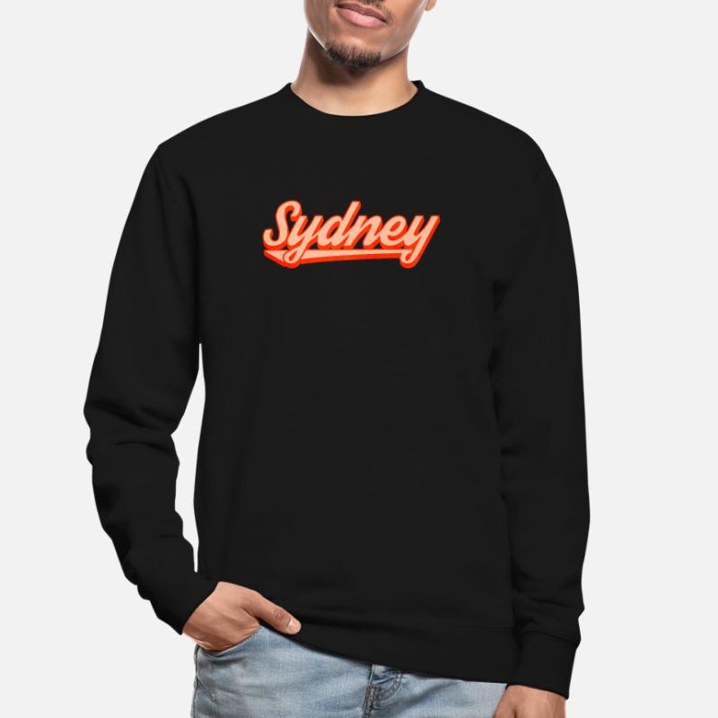 Sydney Retro Script Logo Unisex Sweatshirt