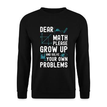 Student Uni Law - Unisex Sweatshirt - black - Front - Alina (178cm) & Michal (187cm)
